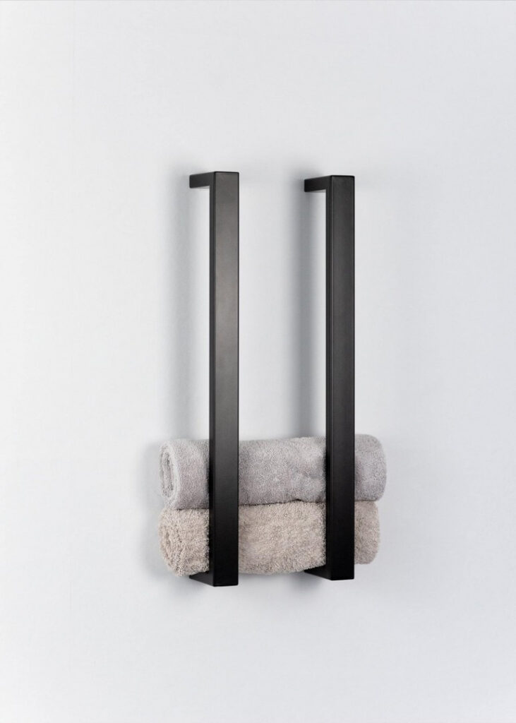 Metalowy wieszak na ręczniki loft TROPEA 60X15